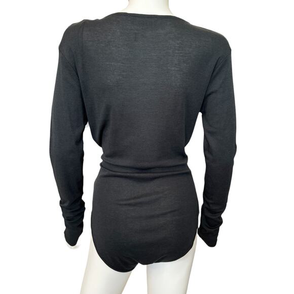 New ~ BA&SH ~ Celia Faux Wrap Bodysuit Size L - Picture 5 of 11